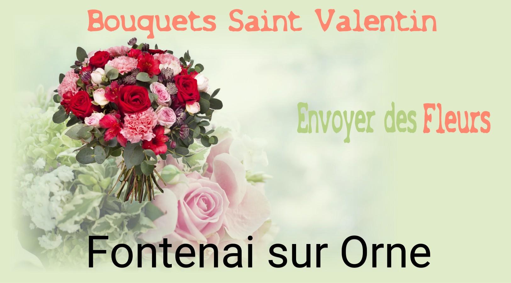 Roses de Saint-Valentin livrées à Fontenai-sur-Orne